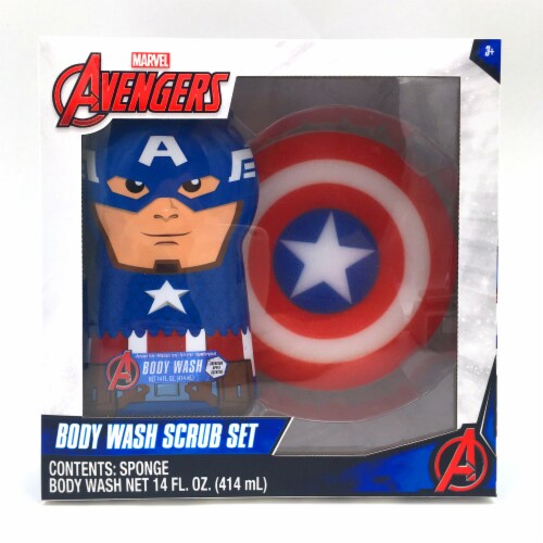 Avengers Body Wash & Sponge Set Perspective: front