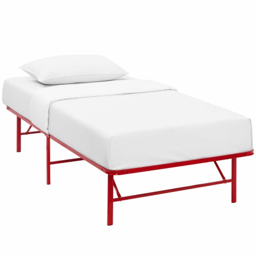 Red twin clearance bed frame