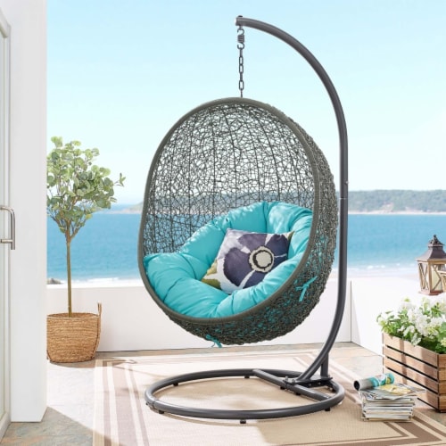 Turquoise sales egg chair