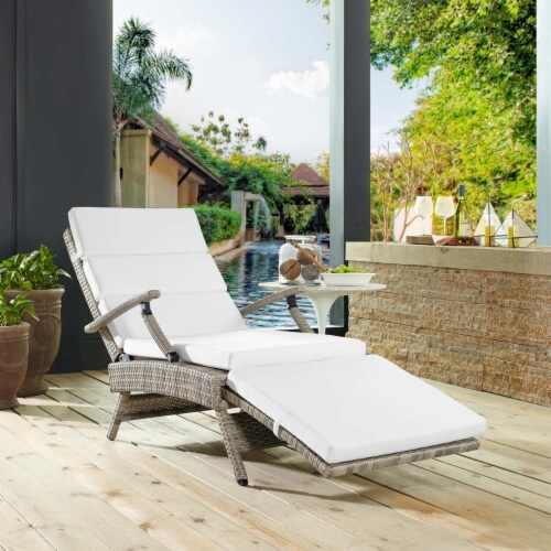 Envisage Chaise Outdoor Patio Wicker Rattan Lounge Chair EEI 2301