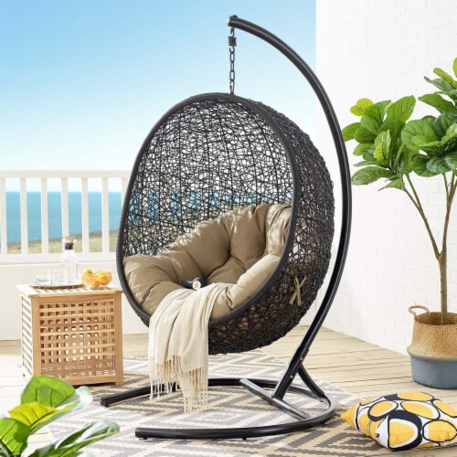 encase swing outdoor patio lounge chair