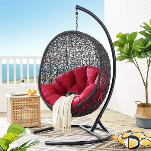 Encase swing outdoor patio lounge chair best sale