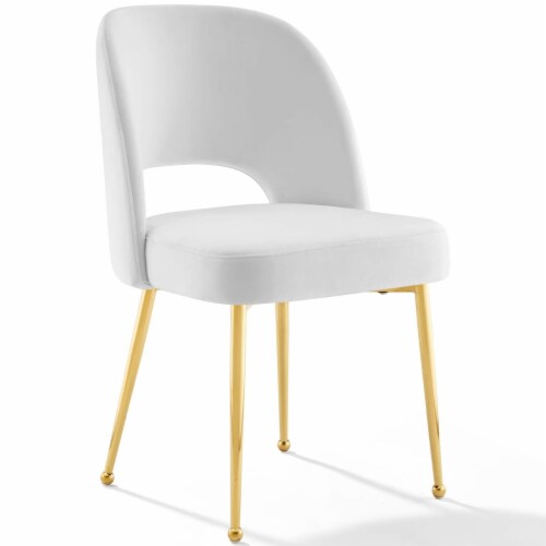 Modway Furniture EEI-3836-WHI Rouse Dining Room Side Chair, White Perspective: front