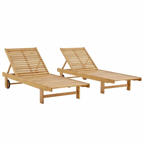 Modway Furniture EEI 3967 NAT Hatteras Outdoor Patio Eucalyptus