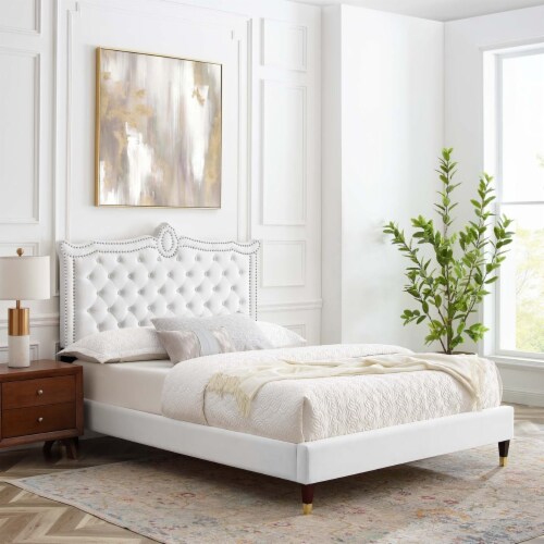 Clara upholstered bed deals