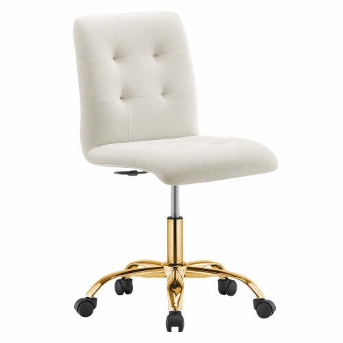 Velvet armless desk chair deals
