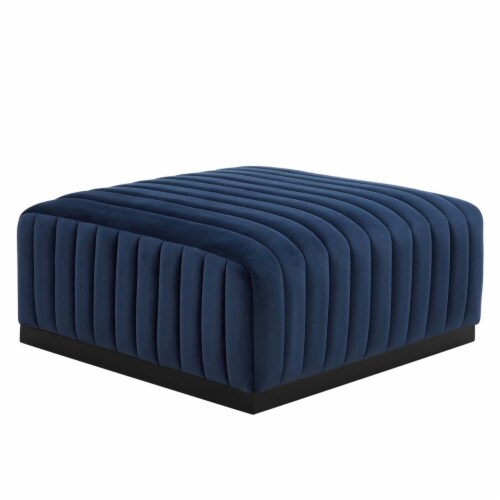 Channel tufted deals ottoman