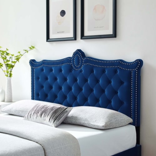 Cal king clearance velvet headboard