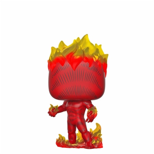 Funko Marvel 80 Years POP Original Human Torch Vinyl Figure Perspective: front