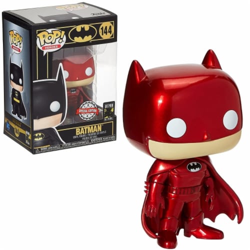 FUNKO POP Batman Rojo Metálico 144 - Batman Edición Especial - 889698429863