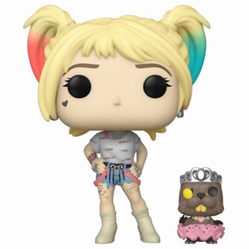 Birds of Prey Harley Quinn & Beaver Funko Pop Perspective: front