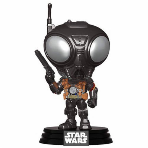 Star Wars Mandalorian Q9-Zero Mandalorian Funko Pop Perspective: front