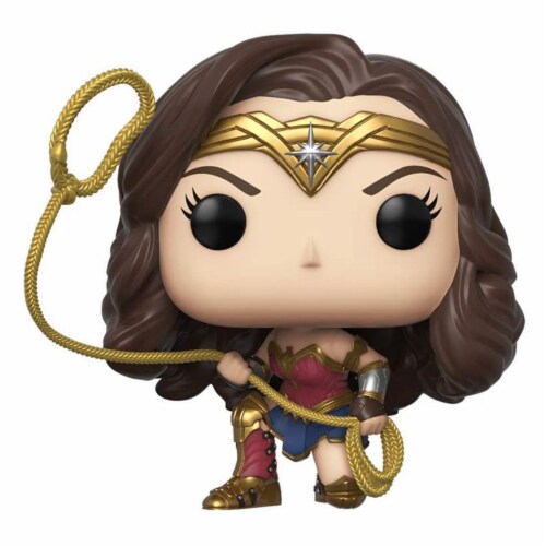 Wonder Woman 1984 Lasso Attack Metallic Funko Pop Figure Perspective: front