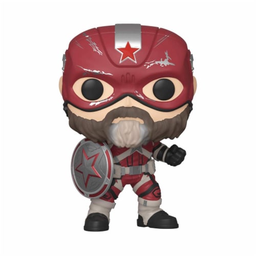 Marvel Black Widow Movie Red Guardian Funko Pop Perspective: front