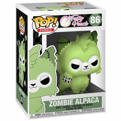 tasty peach zombie alpaca plush