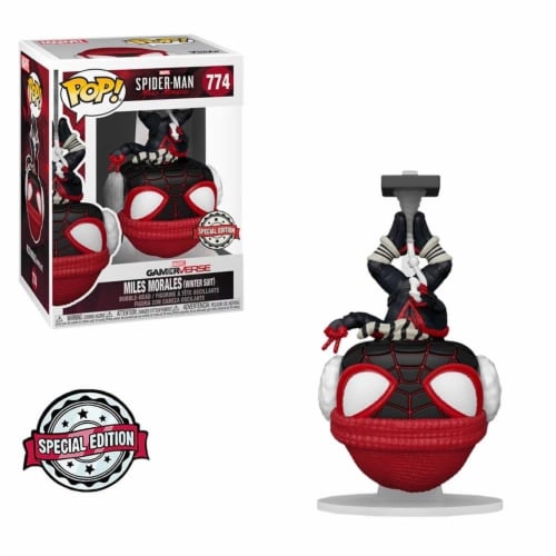 Funko Pop Spiderman Miles Morales Winter Suit Hanging Gamerverse