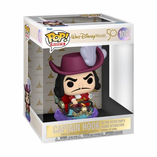 Funko Disney POP Rides Captain Hook Pan's Attraction Set Perspective: front