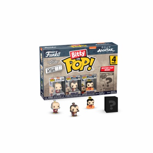 Funko® Avatar The Last Airbender Bitty POP!® Iroh Vinyl Figure Set Perspective: front