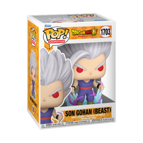 Funko Pop!® Animation Dragon Ball Super Vinyl Figure 1703 Super Hero Son Gohan Beast Perspective: front
