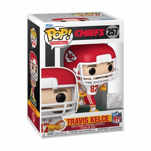 Funko® NFL POP® Chiefs Travis Kelce Away Vinyl Figure Perspective: front