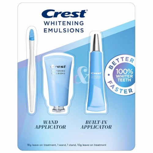 Crest whitening emulsions teeth whitening treatment kit 1 unit
