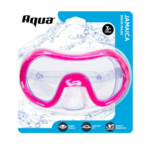 Aqua Leisure Child Jamaica Swim Mask - Pink Perspective: front