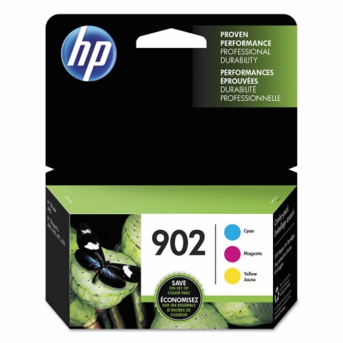 HP 902 Original Ink Cartridges Combo Pack - Cyan/Magenta/Yellow Perspective: front