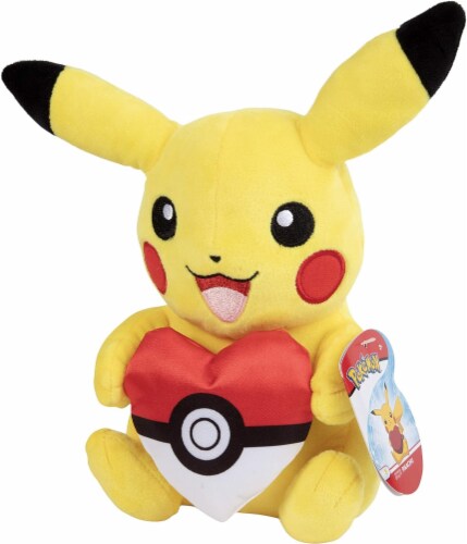 Pok mon Valentine s Day 8 Pikachu w Heart Poke Ball Plush Great