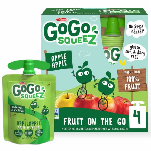 GoGo SqueeZ® Apple Apple Applesauce Pouches