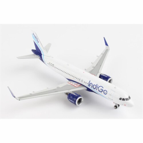 Phoenix Diecast PH2140 1-400 Scale No.Vt-IZR Reg Indigo A320Neo Model Airplane Perspective: front