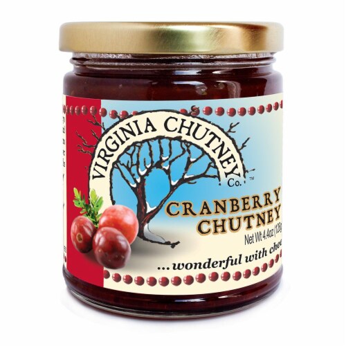 Virginia Chutney Company Cranberry Chutney Perspective: front