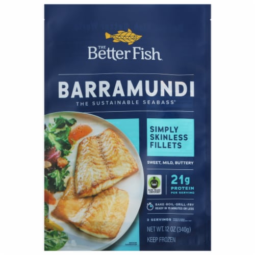 The Better Fish Simply Skinless Barramundi Perspective: front