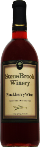 Stonebrook Winery Blackberry Wine Perspective: front
