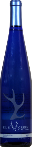 Elk Creek Vineyards Kentucky Blue Riesling Perspective: front
