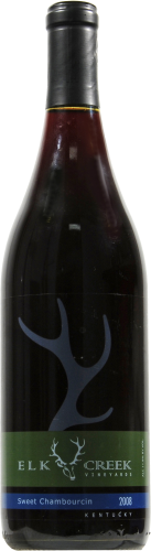 Elk Creek Vineyards Sweet Chambourcin Perspective: front