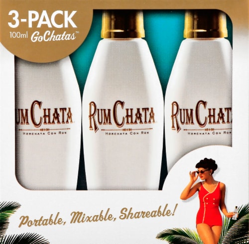 Rum Chata Horchata Liqueur Perspective: front