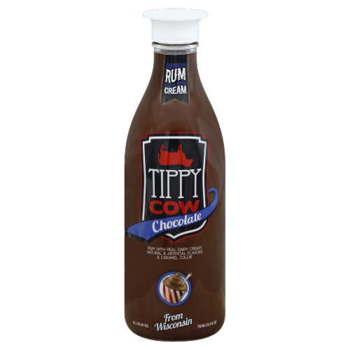 Tippy Cow Chocolate Rum Perspective: front
