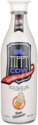 Tippy Cow Vanilla Soft Serve Rum Perspective: front