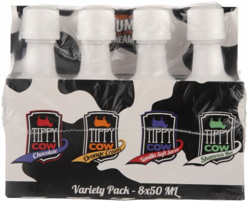 Tippy Cow Rum Sampler Perspective: front