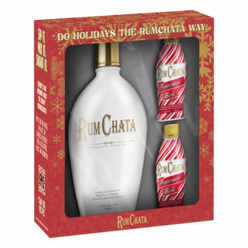 RumChata Cream Liqueur Gift Pack Perspective: front