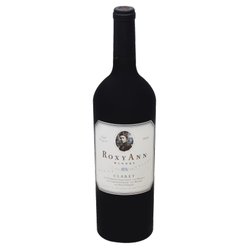 RoxyAnn Winery Claret Oregon Red Wine Perspective: front