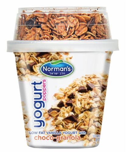 Norman's Yogurt with Choco Granola Perspective: front
