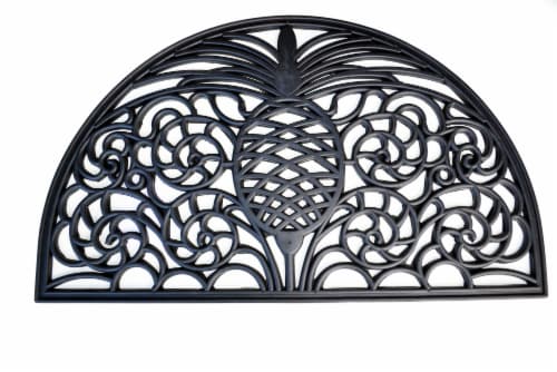 Pineapple Semi Circle Black -817Rbm Perspective: front