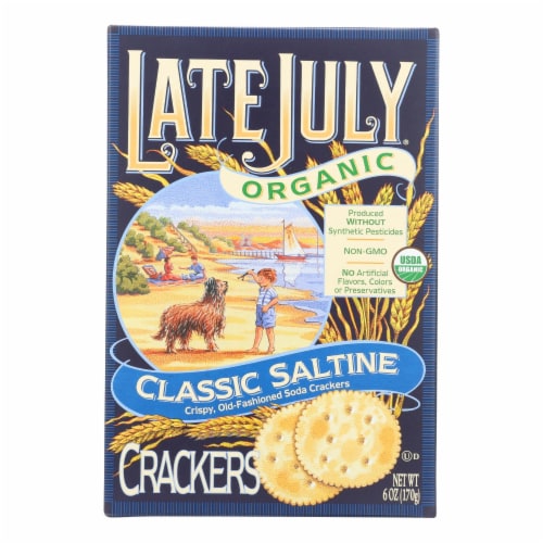 Late July® Organic Saltine Crackers Perspective: front