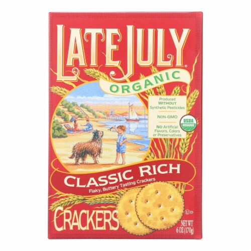 Late July Organic Classic Rich Crackers 6 Oz Smith S Food And Drug
