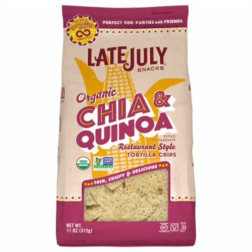 Late July® Organic Chia & Quinoa Restaurant Style Tortilla Chips