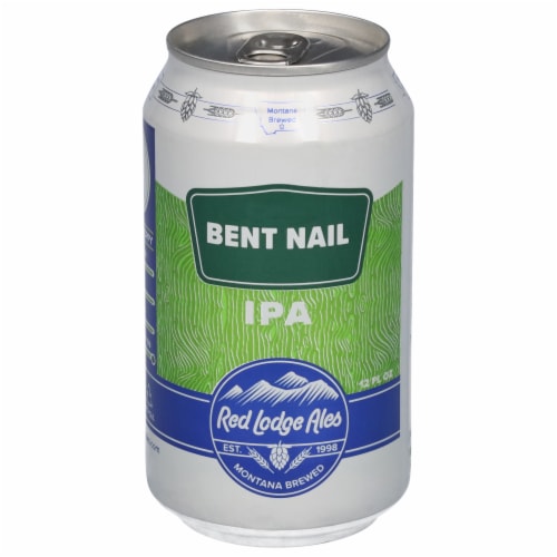 Red Lodge Ales Bent Nail IPA Beer Perspective: front