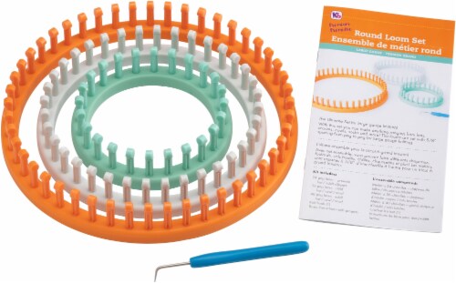 Knitting Board Chunky Round Loom 3/Pkg-Sizes 48, 36 & 24 Pegs, 3/Pkg -  Kroger