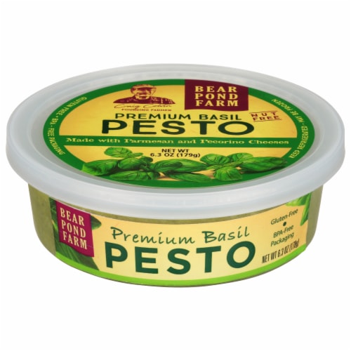 Bear Pond Farm Premium Basil Pesto Perspective: front