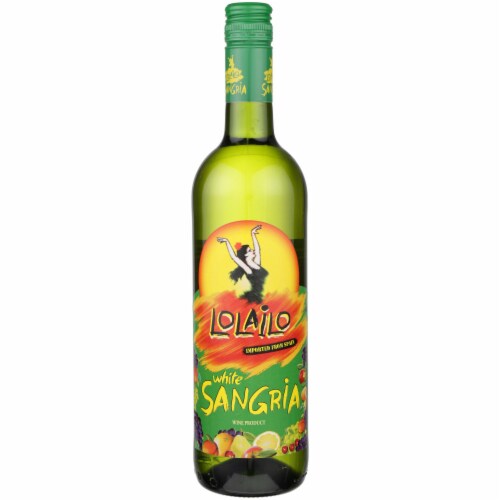 Lolailo White Sangria Spanish Wine Perspective: front